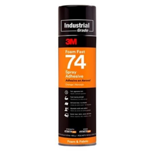 3M Foam Fast Spray Adhesive 74-Orange-24oz