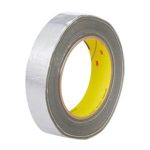 3M High Temperature Aluminum Foil-Glass Cloth Tape 363-Grey-2inx32,9m
