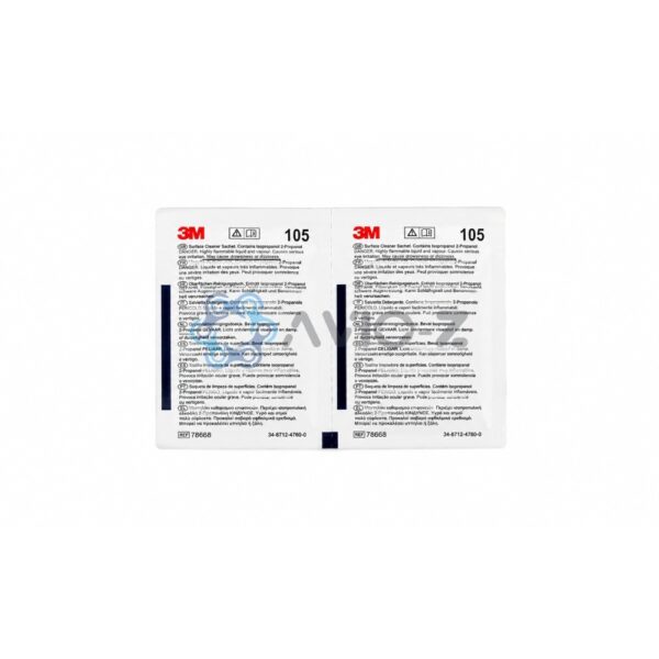 3M 105 Face Seal Cleaning Wipes For Reusable Respirator