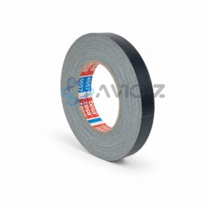Tesa 4657 Temperature Resistant Acrylic Coated Cloth Tape - Black 50mm*50m