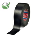 Tesa 4657 Temperature Resistant Acrylic Coated Cloth Tape - Black 50mm*50m
